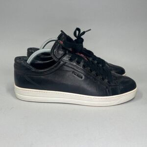 Prada Shoes Women’s Size 9 Black Leather Sport Lace Up Retro‎ Sneakers